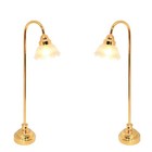 2pcs Dollhouse Miniature Lamp  1 12 Scale Led Light Battery Operated Dollhous   