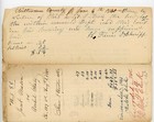 1840 Handwritten Doc Signed Sheriff Horace Ferris Burlington Chittenden Vt