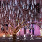 288 Led Solar Lights Meteor Shower Rain Tree String Light Outdoor Garden Lights