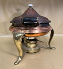 Vintage Copper Warming Pan Chafing Dish