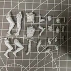 1 35 Resin Figure Model Ww Ii 2 Us Soldiers Driving Jeep Unassembled Unpainted
