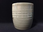 F0198 Japanese Pottery Water Pot Jar Mizusashi Vintage Signed Tea Ceremony