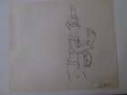 Disney Actors 1938-1939 Cel Production Drawing 7 Drawings Laurel Hardy M  Rooney