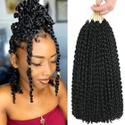 Passion Twist Hair 7 Packs 154 Strands 12 Inch Pre Passion 1b 12inch Hair