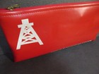 Vintage 1950s 60s Skelly Oil School Pencil Case W  Derrick Graphics   Niiice 