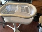 Halo Bassinest Swivel Sleeper Bassinet Beige Oval Portable Adjustable