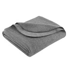 Mainstays Super Soft Fleece Blanket  Gray  Full queen  All Ages  Multi-room Use