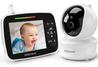 Baby Monitor 3 5in Large Display Video Camera   Audio Night Vision New