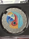 2020 Ghana 2 Cedis Mandala Art - Parrot Ngc Ms-70 Antiqued 