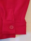 Vintage Boy Scouts Of America Official Bsa Red Wool Coat Shirt Jacket Size 20