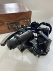 Nautical 9  Solid Aluminium Working Navigational Tamaya Sextant With Wooden Box 