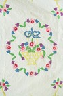 Appliqued Flower Quilt  1930 s-1940 s  77  X 90 