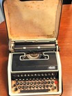 Olivetti Lettera Dl Portable Typewriter Vintage With Case As-is