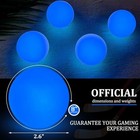 Durable Pvc Glow In The Dark Balls For Night Practice - 6 Pack  50g