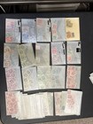 Canada Stamp Collection  Box Full Of Stuffed Glassines  Thousands Of Stamps