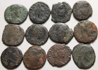 Lot Genuine Ancient Roman Coins Constantine Constantius Constans Arcadius Wreath