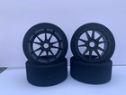 4pcs Rc 1 8 Buggy Car On Road Foam Tires Glued 17mm  bks  