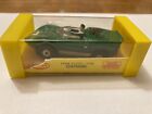 Ho Slot Car Aurora T-jet Green Chaparral Slot Car Original Box And Label