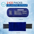 3 Pack Reusable Hot And Cold Ice Packs For Injuries  Knee 3 - Middle