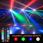 1pcs Spider Moving Head Light Dmx512 Rgbw 8led Dj Disco Stage Party Club Lights