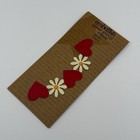 Demdaco Heart Border Magnet Embellish Your Story Red Hearts Flower New