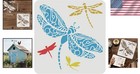 Dragonfly Stencils Large Reusable Diy Garden Fence Wall Decor Templates