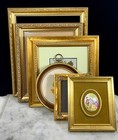Vintage Picture Frame Lot Of 6 Wall Gallery Baroque Rococo French Victorian