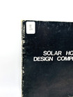 Solar House Design Competition 1977 Paperback Vintage Architecture History