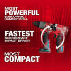 Milwaukee 3497-22 M12 Fuel 12v Cordless Li-ion 2-tool Combo Kit W  2 Batteries
