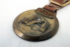 Vtg Bucyrus Erie Tractor Shovel Mining Equipment Bronze Watch Fob Key Chain