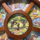 Winnie The Pooh Collectible Clock Disney Retired Number Plate
