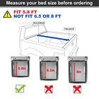5 7 5 8ft Tri-fold Tonneau Cover For 2009-2025 Dodge Ram 1500 Truck Bed W lamp