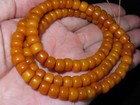 Nepal Tibet Buddhist 108 Drum Shaped Yak Bone Mala Prayer Beads  t11 