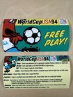 Bally World Cup Soccer Pinball Apron Cards