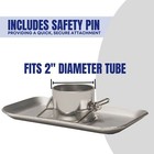 Trailer Jack Foot Plate 5000lbs With Pin Base For A-frame Boat Rv Camper