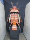 Samurai Armor Yoroi Wearable Life-size F s W chest Made In Japan Vintage Red