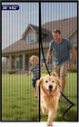 Magnetic Screen Door - 38 0 X 82 0 In Retractable Screen Door Mesh For Front    