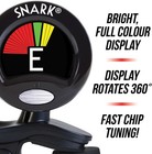 Snark Clip-on Tuner Lcd Display Chromatic Tuner For Guitar  Bass  And Ukulele