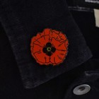 Red Poppy Flower Hard Enamel Lapel Pin
