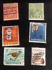 Lot Of 9 Australia Postage Stamps