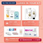 15-piece Women s Travel Toiletry Kit - Premium Brand-name Shampoo  Conditioner 