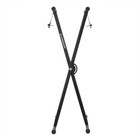 Heavy Duty X Style Piano Keyboard Stand  Adjustable   Portable Brace  Black