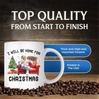 I Will Be Home For Christmas Donald Trump 2024 Coffee Mug - Trump 24 - Trump    