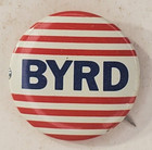 Vintage Harry Byrd Virginia Us Senate Political Pinback Button