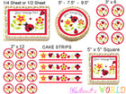 Ladybug Lady Bug Party Image Edible Cake Topper