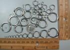 Stainless Steel Split Ring Assortment 60 Pcs 12 Sizes Small To Big Standard Duty
