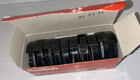 Vtg Lot 10 Rolls Scotch 3m 760 Labeling Tape 1 4  X 144  Black Made In Uk