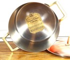 Unused Paul Revere Ware 4 Qt Buffet Usa Solid Copper Stock Pot Limited Ed Pan