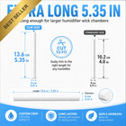Mudder 24 Pcs Humidifier Stick Filter Refill 5 35 Inch Air Diffuser Wick Set