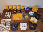 Vtg John Deere Nos Collection Lot Denim Trucker Hats Pencils Calendar Buckles